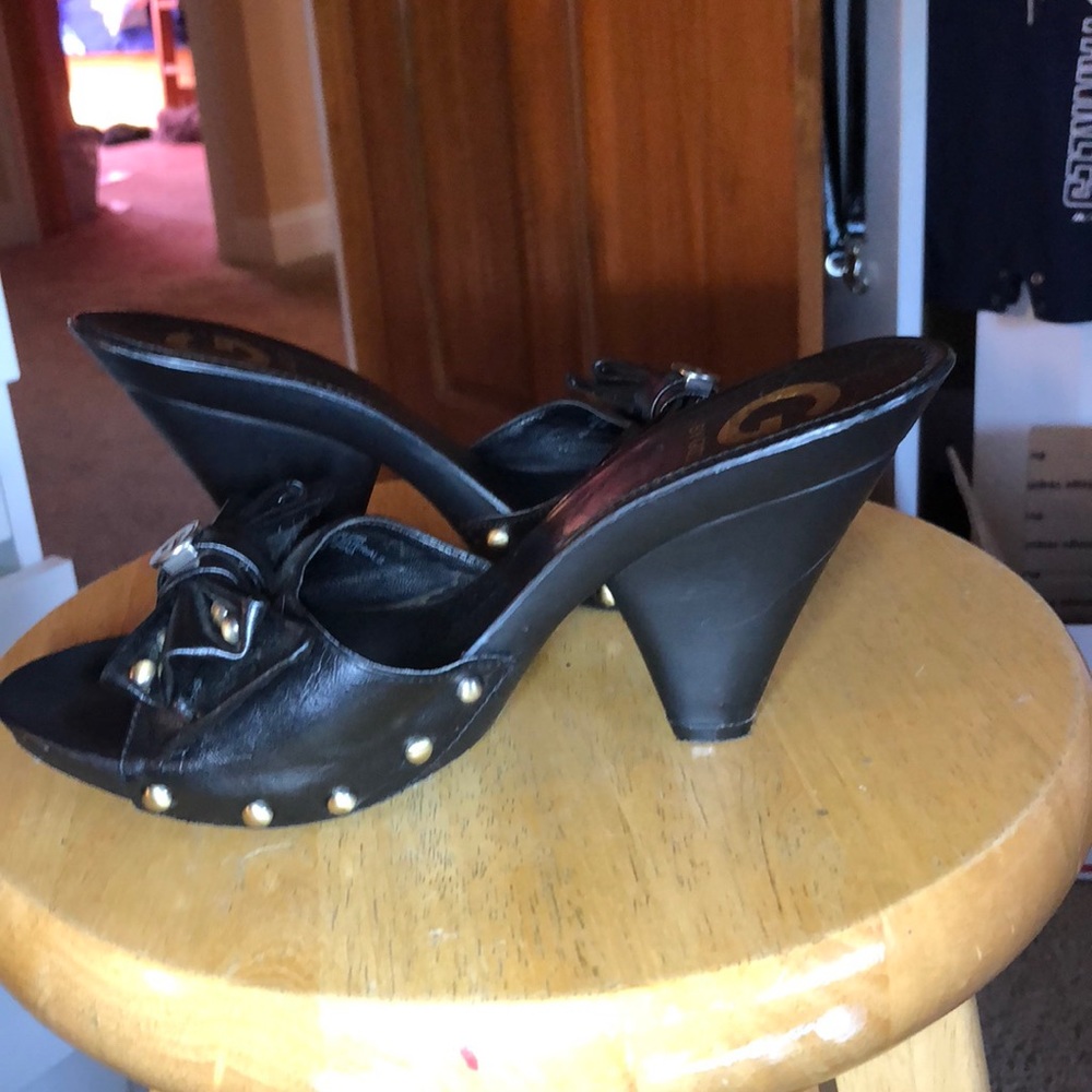Guess black sandals